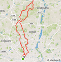 North London Road Cycling Route Collection