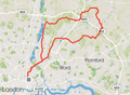 East London Road Cycling Route Collection