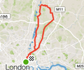 East London Road Cycling Route Collection