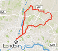 East London Road Cycling Route Collection